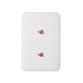 Blumenstil, ArtyClick Crimson, Light Gold Badematte (Vorderseite Vertikal)