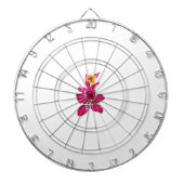 Blumenstil, ArtyClick Crimson, Light Gold Dartscheibe (vorne)