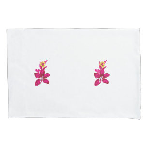 Blumenstil, ArtyClick Crimson, Light Gold Kissenbezug