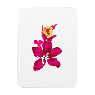 Blumenstil, ArtyClick Crimson, Light Gold Magnet
