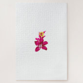 Blumenstil, ArtyClick Crimson, Light Gold Puzzle (Vertikal)