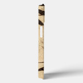 Blumenstil-Design mit tönernen Blätter Case-Mate iPhone Hülle (Rückseite / Rechts)