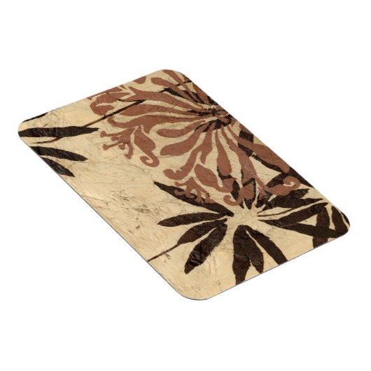 Blumenstil-Design mit tönernen Blätter Magnet (Rechte Seite)