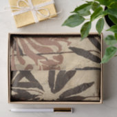 Blumenstil-Design mit tönernen Blätter Seidenpapier (Geschenk)