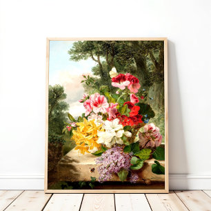 Blumenstilleben, John Wainwright Poster