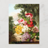 Blumenstilleben, John Wainwright Postkarte (Vorderseite)