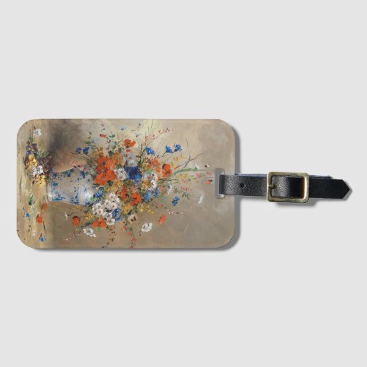 Blumenstillleben | Eugene Petit Gepäckanhänger (Vorderseite (Horizontal))