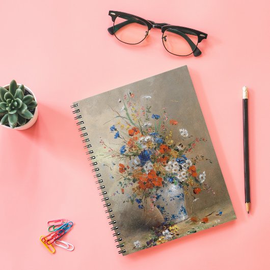 Blumenstillleben | Eugene Petit Notizblock