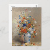 Blumenstillleben | Eugene Petit Postkarte (Vorne/Hinten)