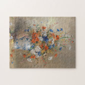 Blumenstillleben | Eugene Petit Puzzle (Horizontal)