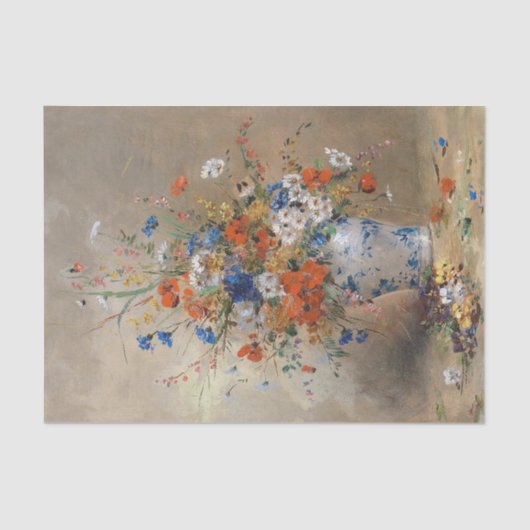 Blumenstillleben | Eugene Petit Seidenpapier (Vorderseite)