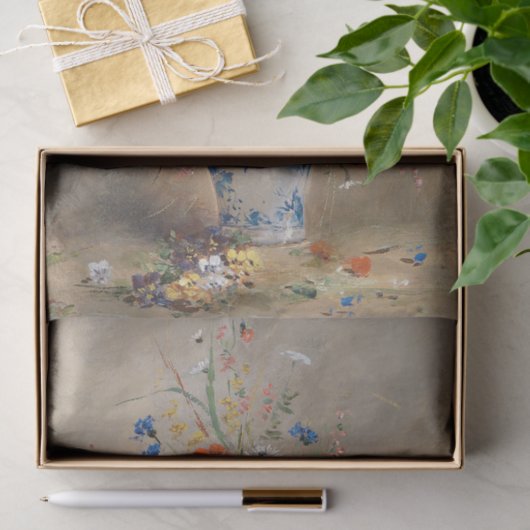 Blumenstillleben | Eugene Petit Seidenpapier (Geschenk)