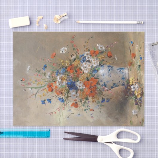 Blumenstillleben | Eugene Petit Seidenpapier (Handwerk)