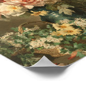 Blumenstillleben-Finart-Kunstposter-Druck Poster (Ecke)