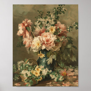 Blumenstillleben-Finart-Kunstposter-Druck Poster