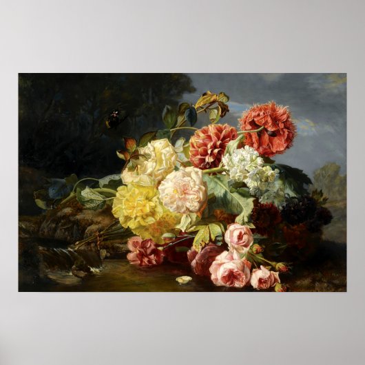 Blumenstillleben, Jean Robie Poster (Vorne)