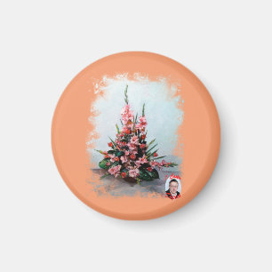 Blumenstillleben/Stillleben mit Blumen Magnet