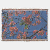 Blumenstoffe, blau decke (Vorderseite)