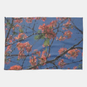 Blumenstoffe, blau geschirrtuch (Horizontal)