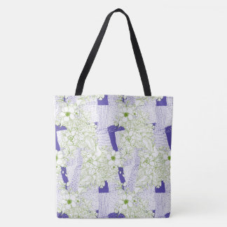 Blumenstörung - Künstlerische botanische Tasche