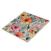 Blumenstrahlen: Lebhafte Design-Freuden Fliese (Seite)