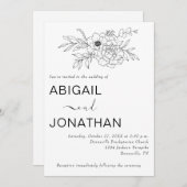 Blumenstrasse Kunst, Dichtung und Musik Einladung (Vorne/Hinten)