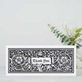 Blumenstraube aus dem Mittelalter dank Kartenvorla (Stehend Vorderseite)