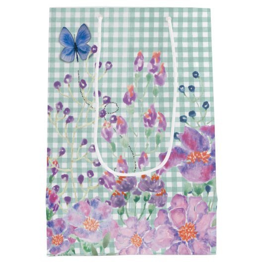 Blumenstrauch Mittlere Geschenktüte (Rückseite)