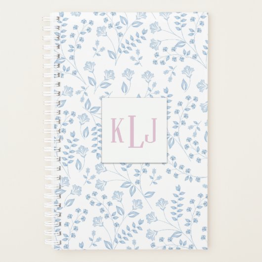 Blumenstrauß 5,5" x 8,5" Spiralwochen/Monatsplaner Planer (Vorderseite)