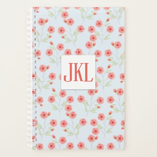 Blumenstrauß 5,5" x 8,5" Spiralwochen/Monatsplaner Planer (Vorderseite)