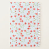 Blumenstrauß 5,5" x 8,5" Spiralwochen/Monatsplaner Planer (Rückseite)