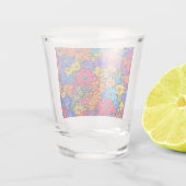 Blumenstrauß Abstrakt #577 Schnapsglas (Rückseite)
