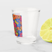 Blumenstrauß Abstrakt #577 Schnapsglas (Rechts)
