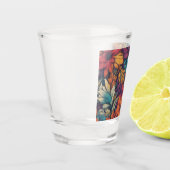 Blumenstrauß Abstrakt #60 Schnapsglas (Links)