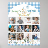 Blumenstrauß Albern Gänse Erstes Jahr Foto Meilens Poster (Vorne)