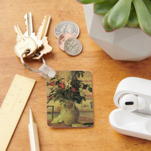 Blumenstrauß am Fenster von Maxine Maufra Schlüsselanhänger