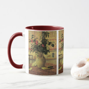 Blumenstrauß am Fenster von Maxine Maufra Tasse