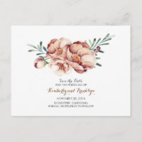 Blumenstrauß aus Elfenbein Wasserfall Save the Dat