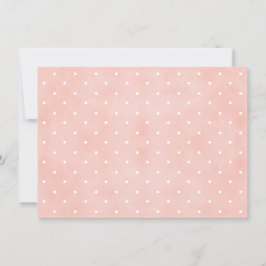 Blumenstrauß-Babydusche Danke Karte (Rückseite)