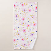 Blumenstrauß Badehandtuch (Badehandtuch)