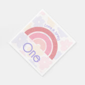 Blumenstrauß Birthday Einladung Serviette (Ecke)