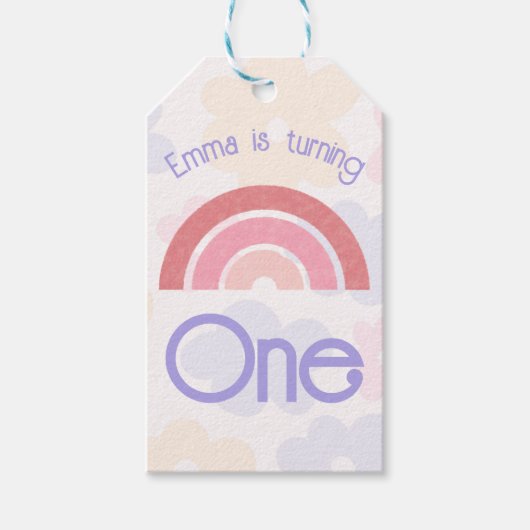 Blumenstrauß Birthday Geschenkanhänger (Vorderseite)