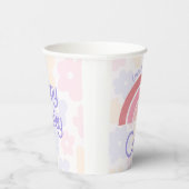 Blumenstrauß Birthday Pappbecher (Rechts)