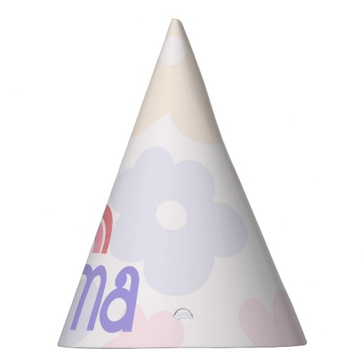 Blumenstrauß Birthday Partyhütchen (Rechts)