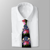 Blumenstrauss Black Neck Tie Krawatte (Gebunden)
