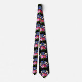 Blumenstrauss Black Neck Tie Krawatte (Rückseite)