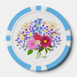 Blumenstrauss Black Pokerchips