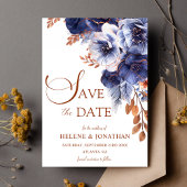 Blumenstrauß Blue Terracotta Boho Elegante Hochzei Save The Date
