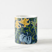 Blumenstrauß-Blume: Dunkelgrün Vintag Kaffeetasse (Mittel)