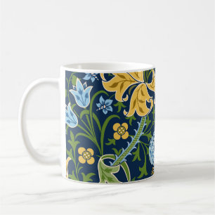 Blumenstrauß-Blume: Dunkelgrün Vintag Kaffeetasse